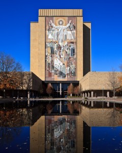 Library Named in 1987 after Father Theodore M. Hesburgh