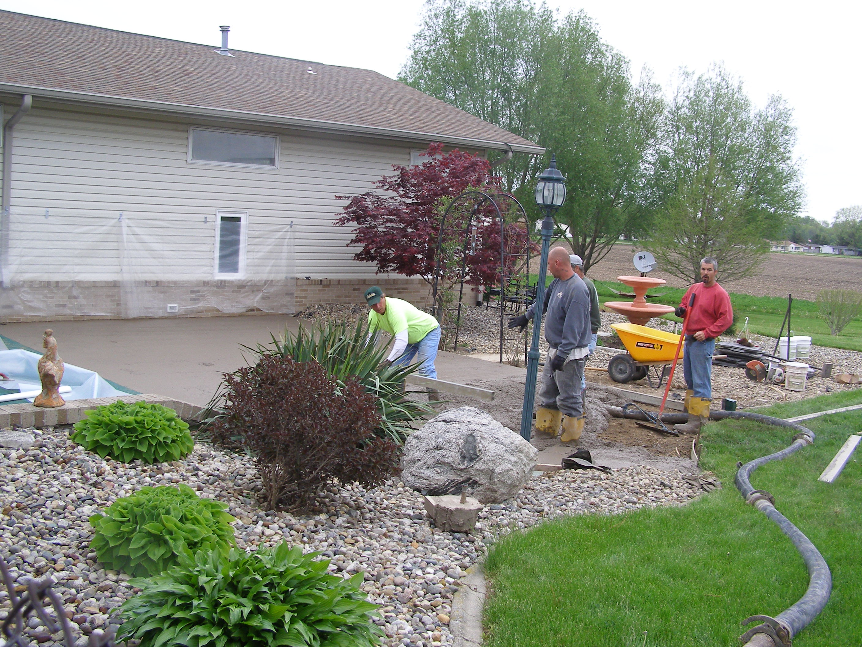 New Garden Patio Completed At The Scottish Bed And Breakfast - Scottish ...