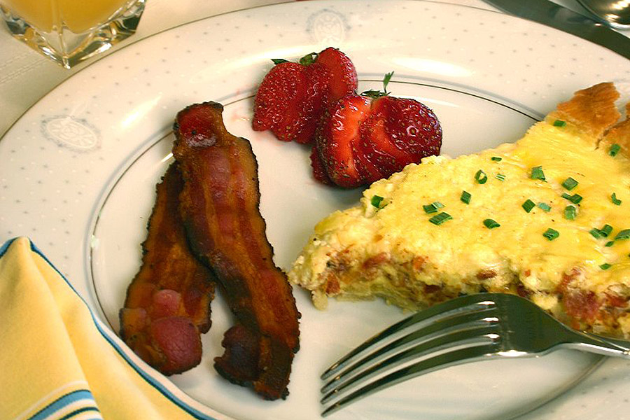 bacon and quiche